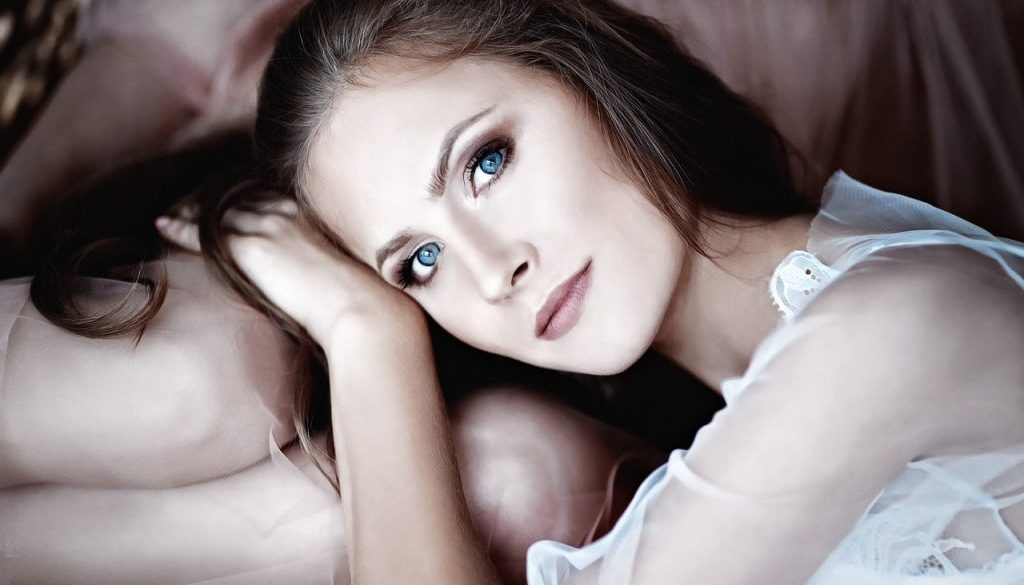 girl portrait hair blue eyes face 2032802